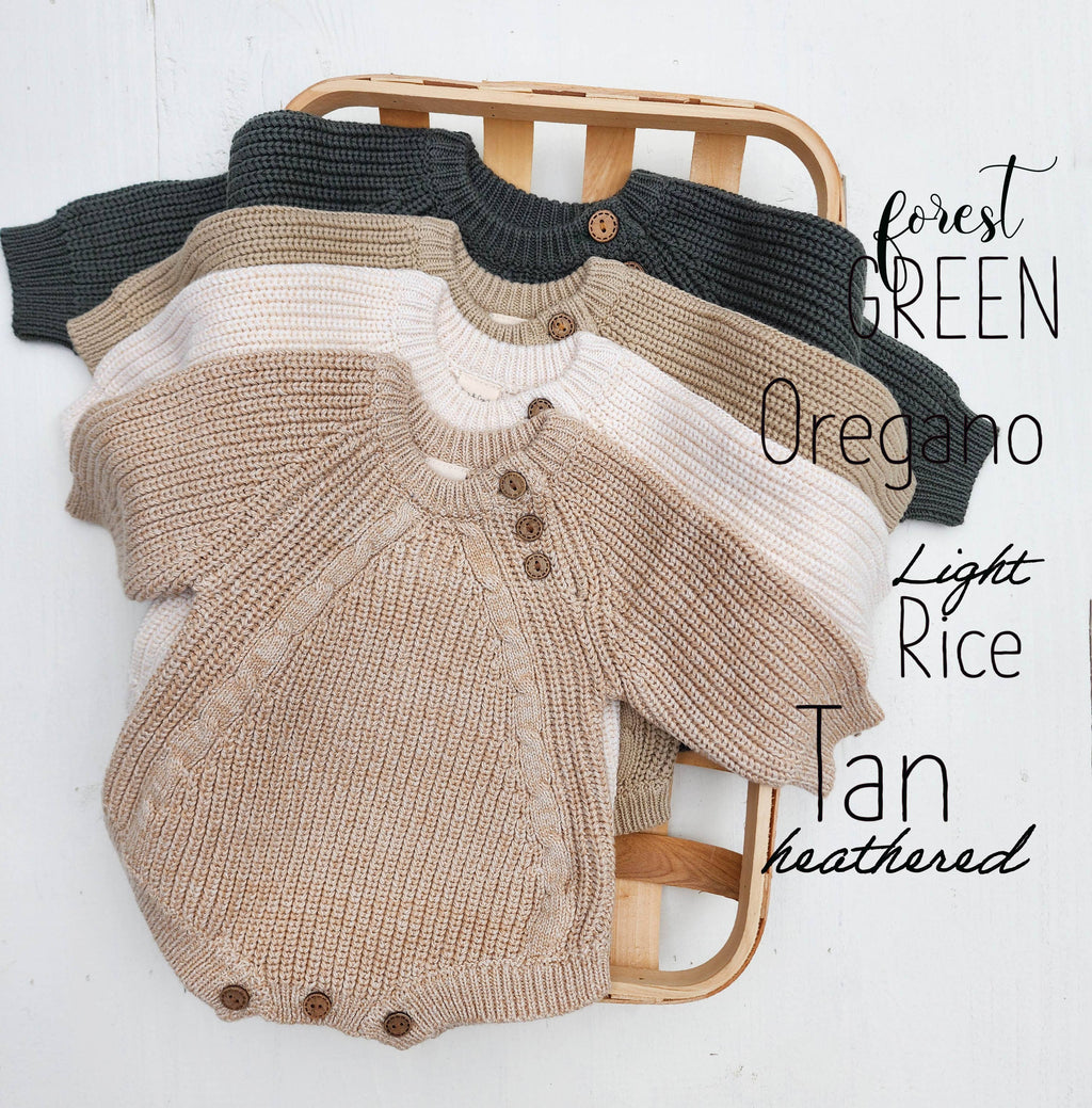 Knitted Sweater Romper