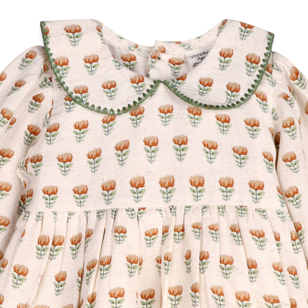 Floral Baby Dress & Bloomer Set