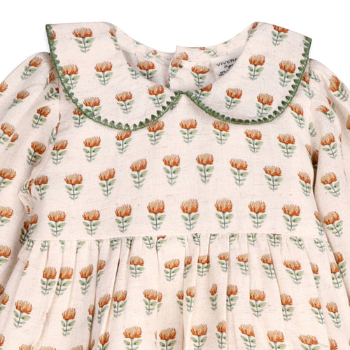 Block Print Dress & Bloomer Set