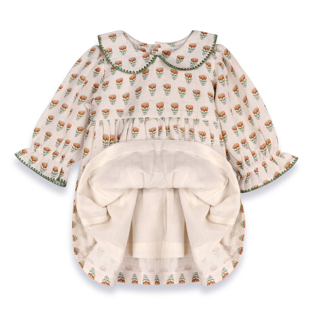 Floral Baby Dress & Bloomer Set