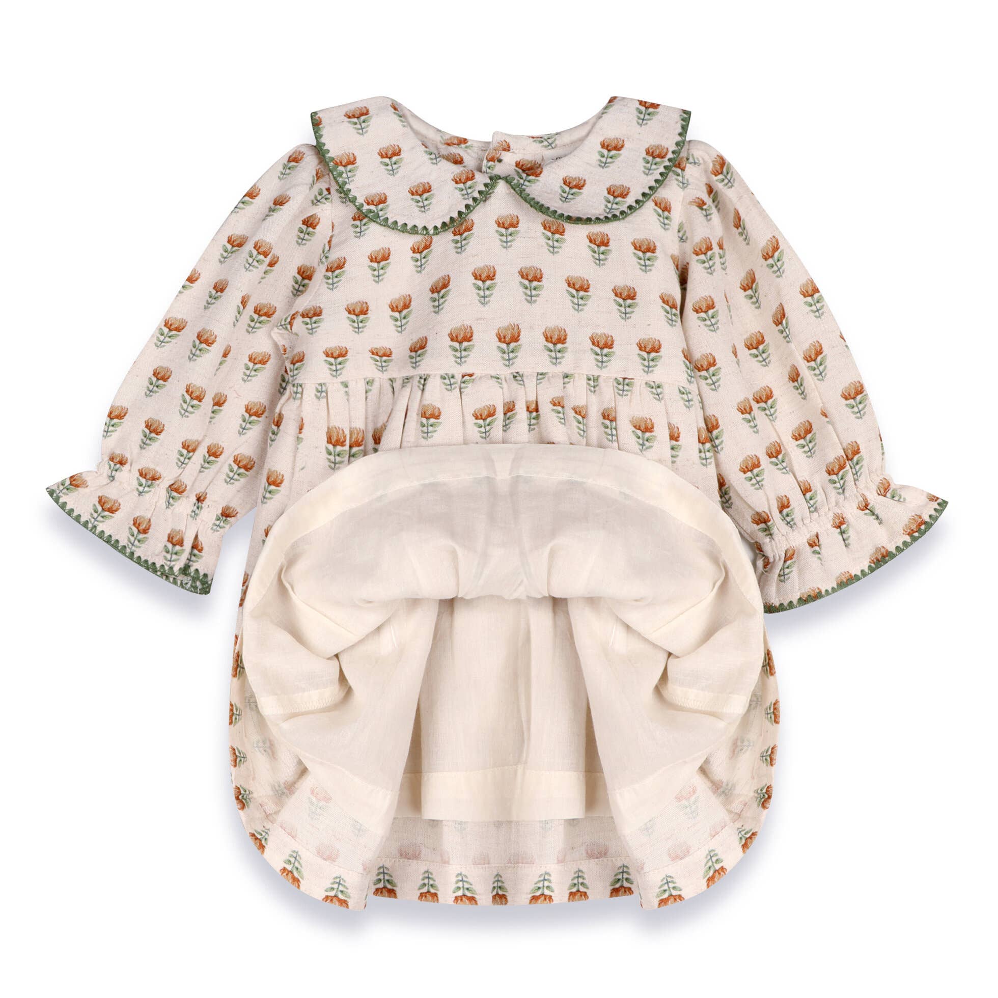 Floral Baby Dress & Bloomer Set