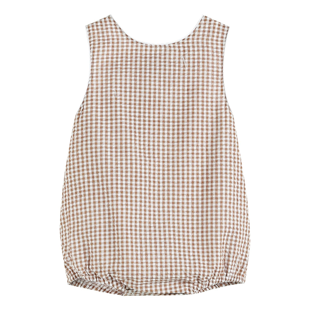 Gingham Fall Romper