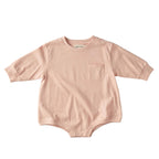Little Peach Pocket Romper
