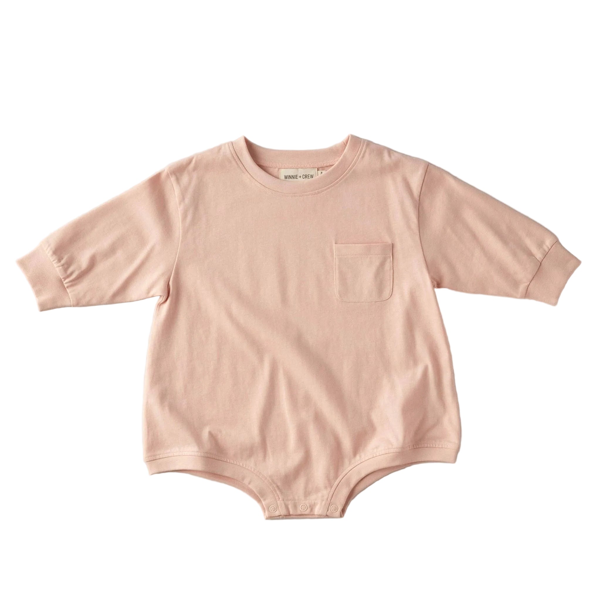 Little Peach Pocket Romper
