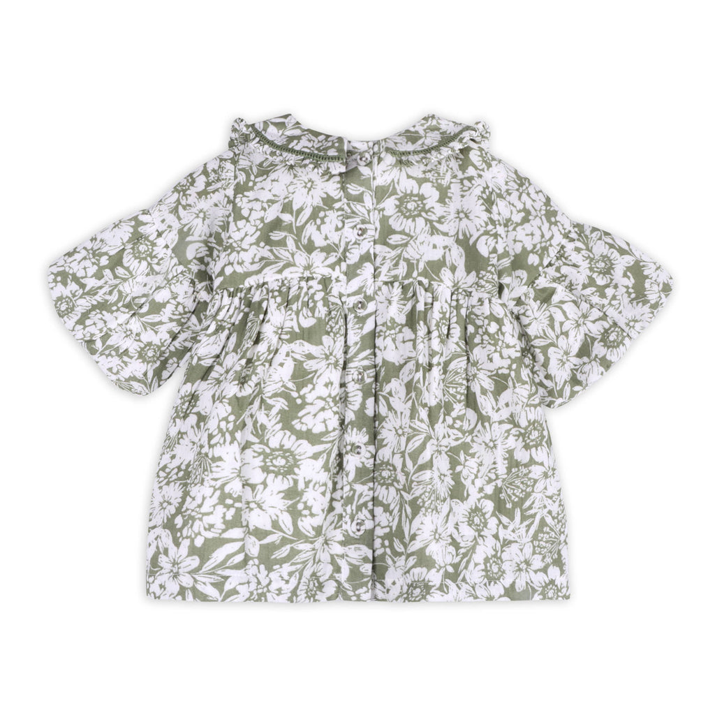 Lucille Floral Baby Dress & Bloomer Set
