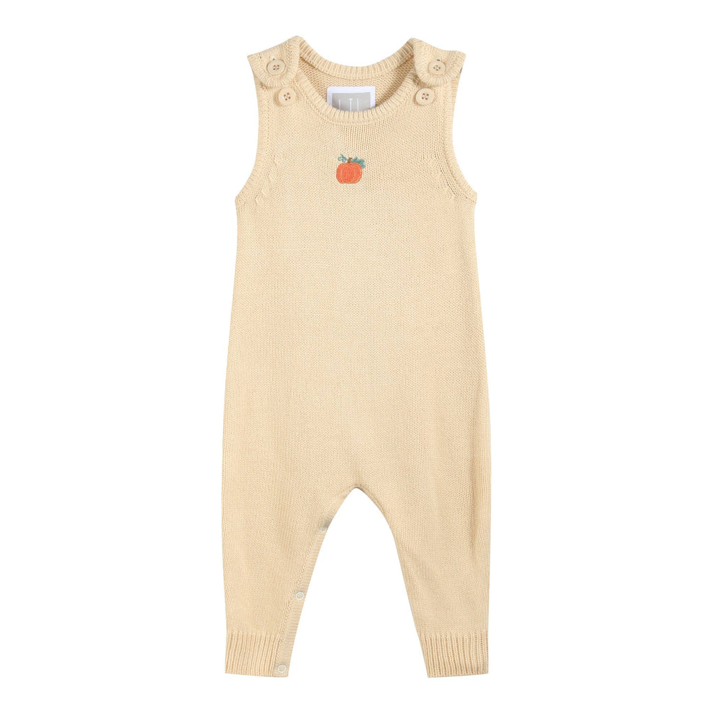 Pumpkin Knit Long Romper
