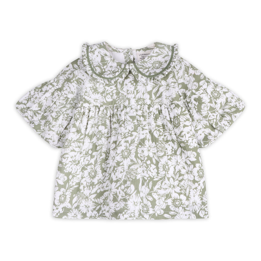 Lucille Floral Baby Dress & Bloomer Set