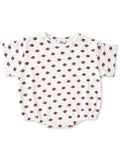 Football Organic Pointelle T-Shirt Bubble