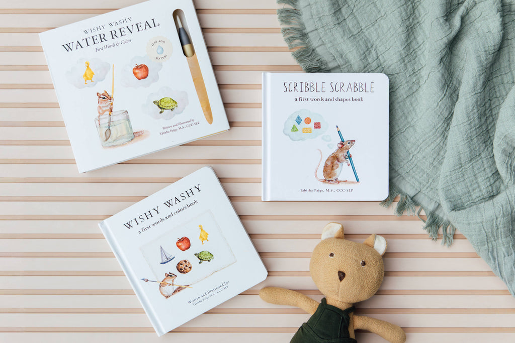 Scribble Scrabble: A Board Book of First Words