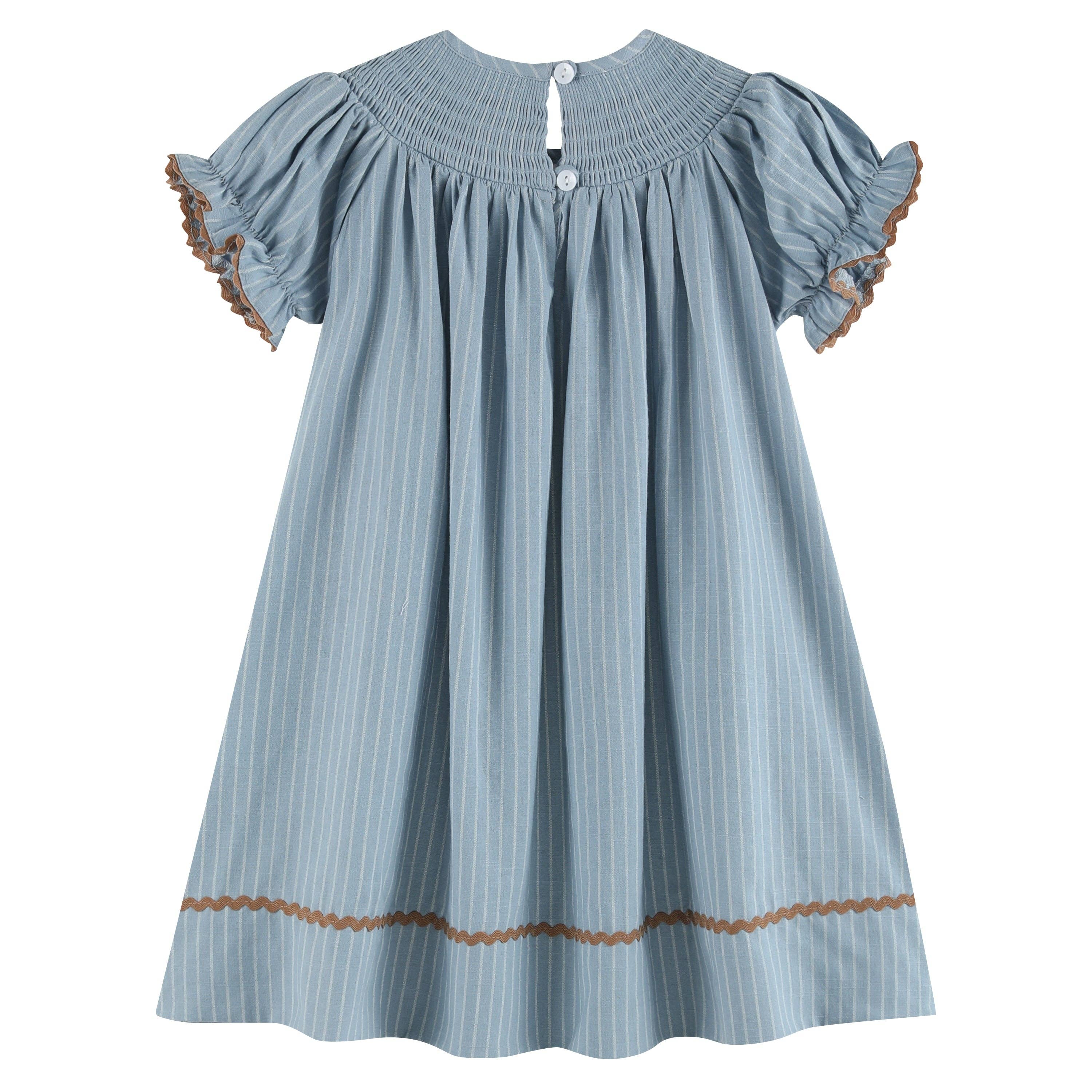 Puppy Smocked Dress