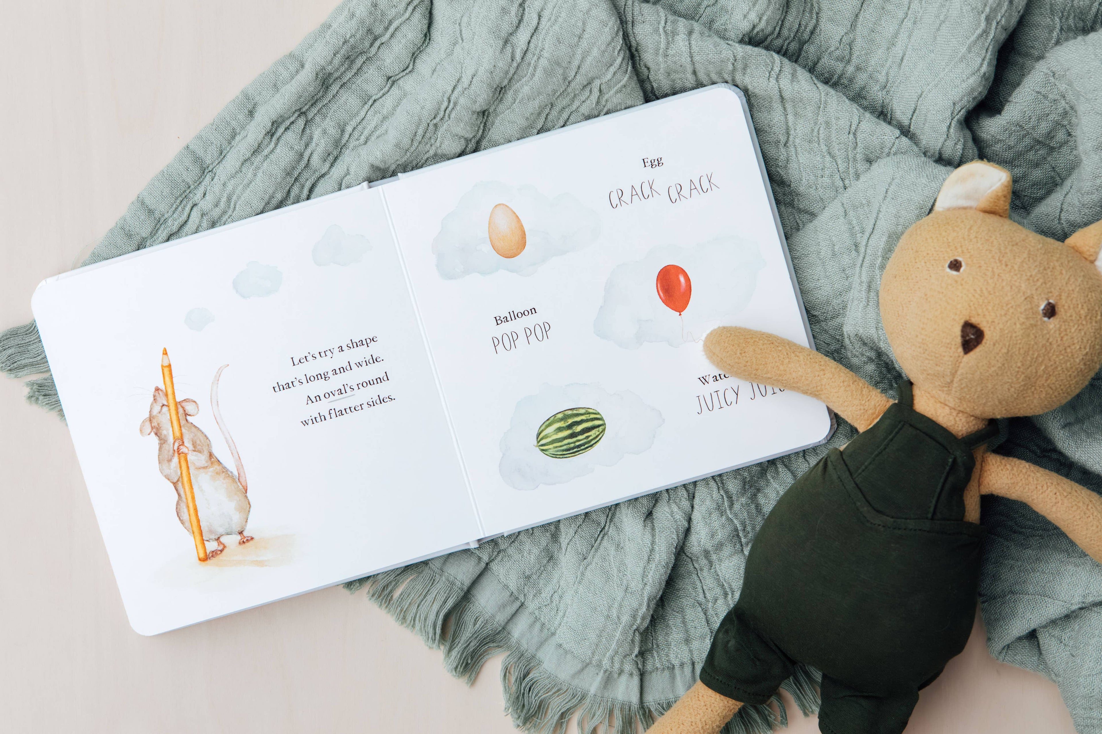 Scribble Scrabble: A Board Book of First Words