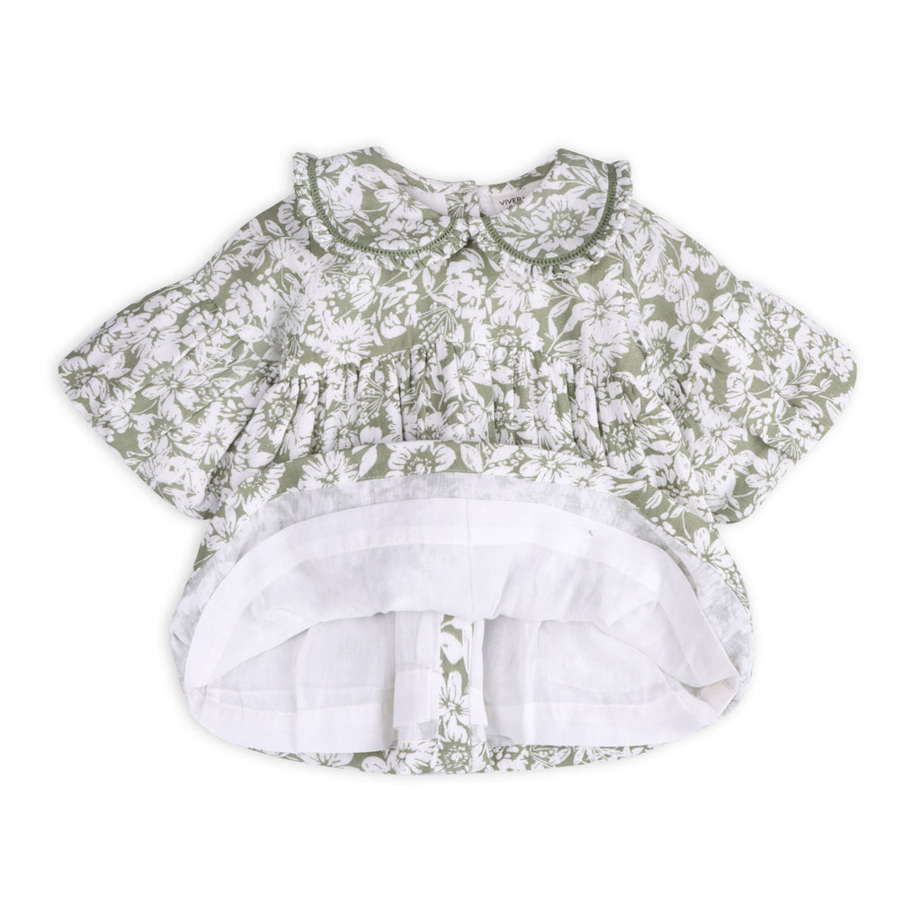 Lucille Floral Baby Dress & Bloomer Set