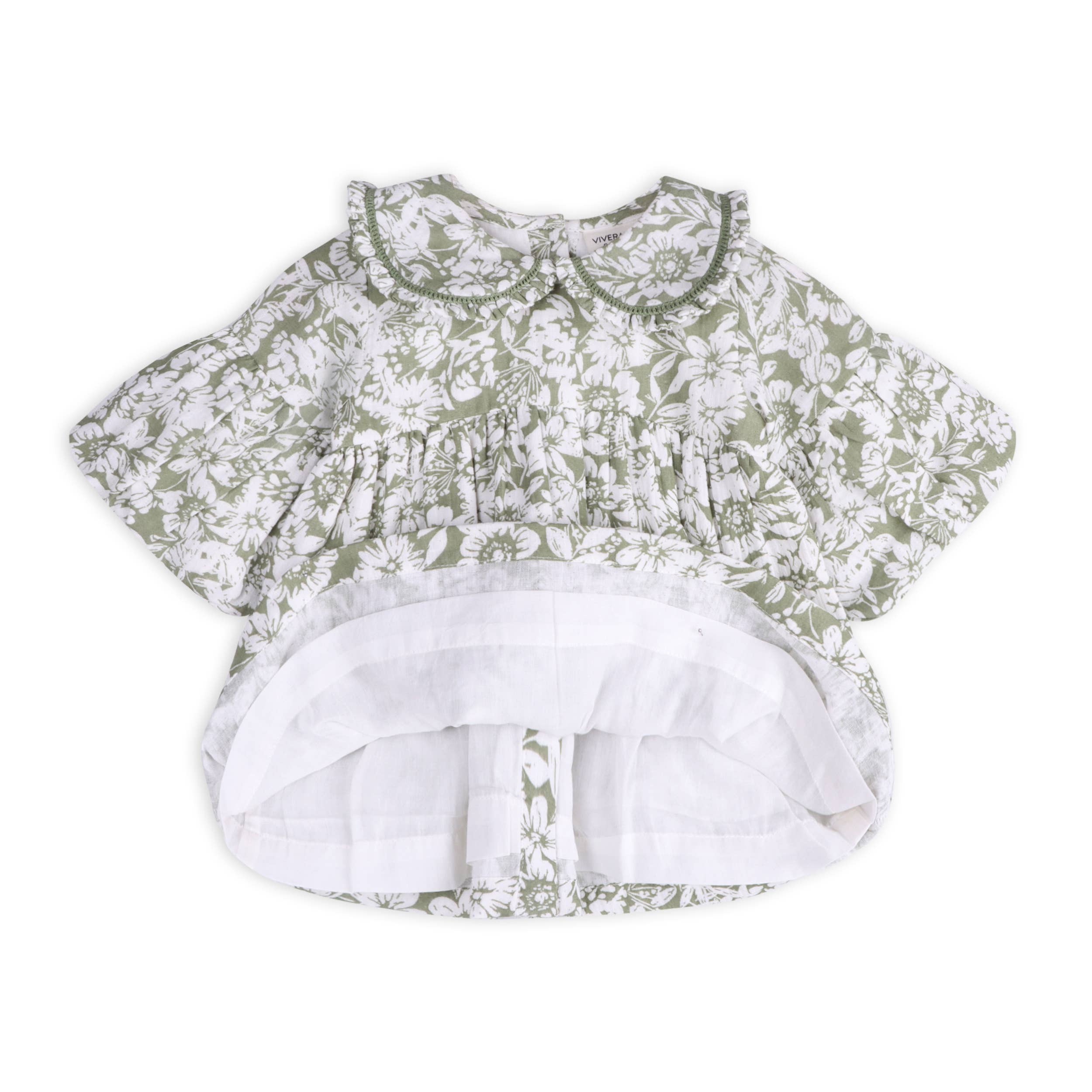 Lucille Floral Baby Dress & Bloomer Set