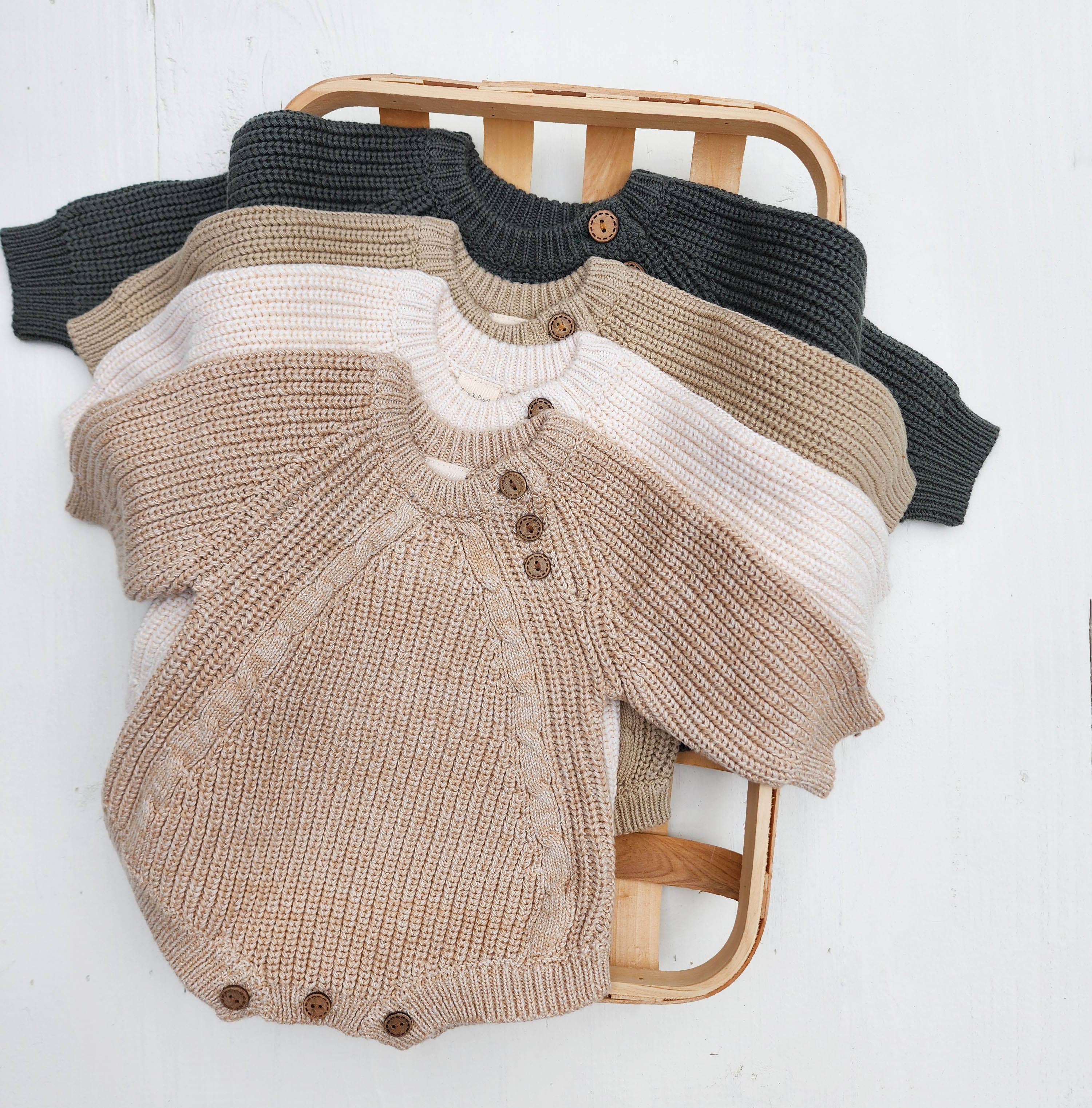 Knitted Sweater Romper