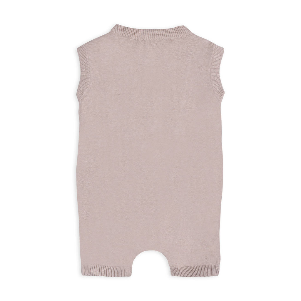 Paris Embroidered Baby Knit Romper