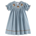 Puppy Smocked Dress
