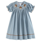 Puppy Smocked Dress
