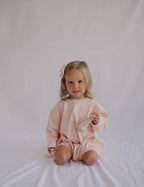 Little Peach Pocket Romper