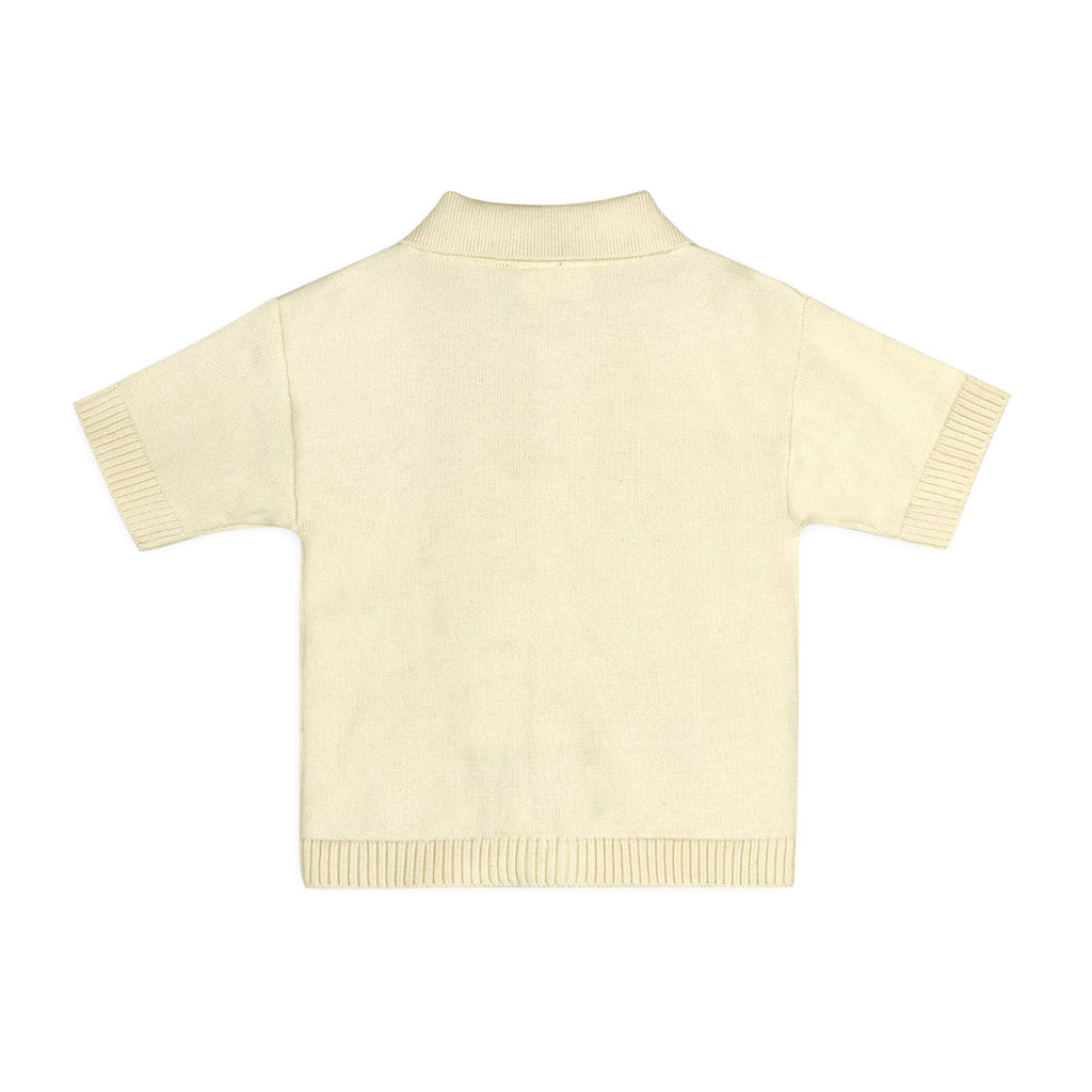 Doggy Embroidered Baby Shirt & Shorts Set