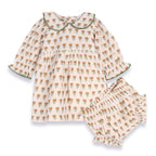 Floral Baby Dress & Bloomer Set