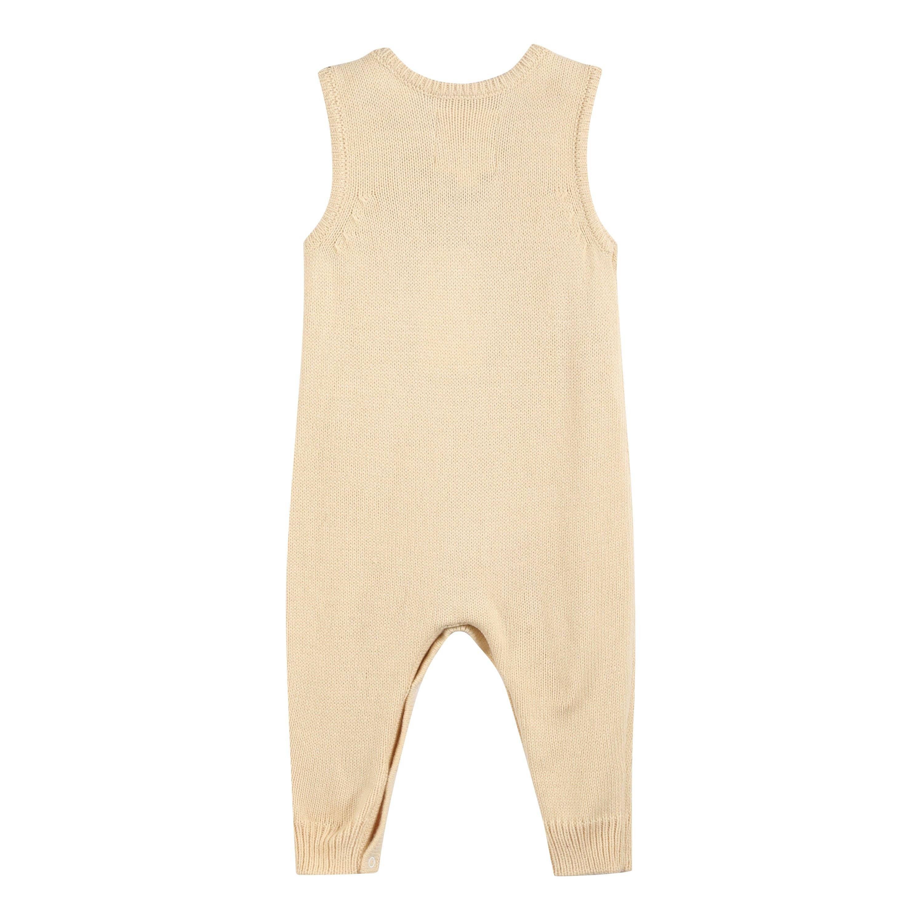 Pumpkin Knit Long Romper